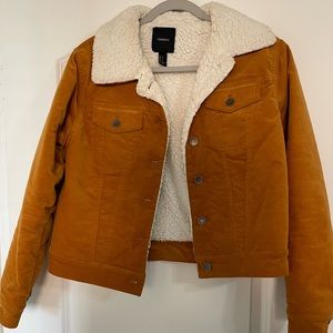 Fur-lined retro jacket